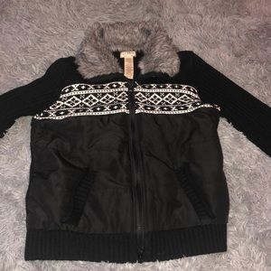 Arizona Jean Company full zip sweater jacket